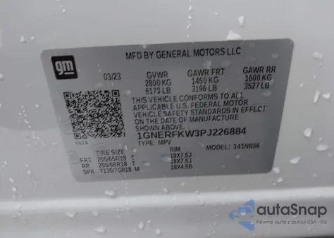 2023 Chevrolet Traverse Fwd Ls from USA, damaged, VIN 1GNERFKW3PJ226884